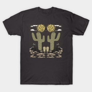 Symmetrical Desert Scene T-Shirt